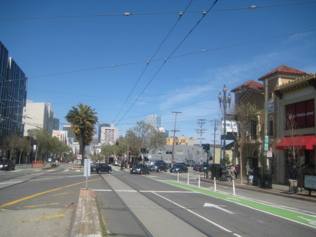 Market Street east at Duboce. 2023.JPG