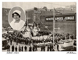 White Angel Jungle apx. 1933 (in spite of what the photo inscription says); Photo: San Francisco History Center, SF Public Library