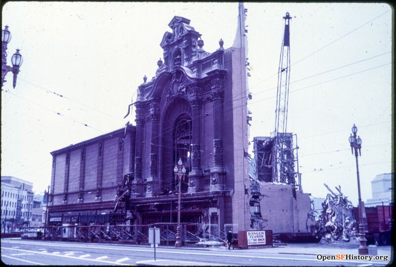Fox Theatre Demolition Jun 1963 opensfhistory wnp25.2946.jpg