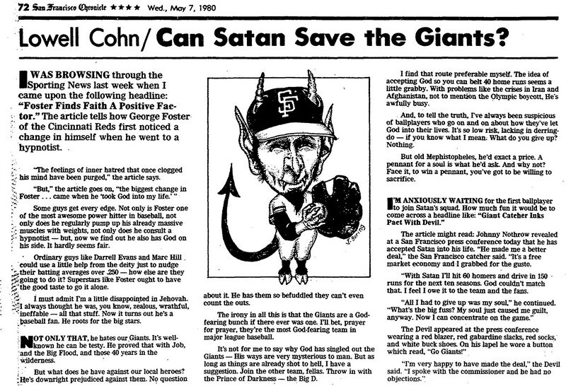 Cohn can-satan-save-the-giants may-1980.jpg